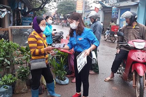Phú Bình phát động tuần cao điểm phòng chống dịch COVID-19