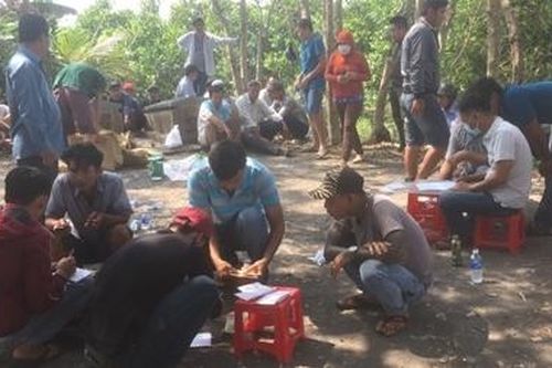 Triệt phá trường gà, tạm giữ hơn 200 triệu đồng