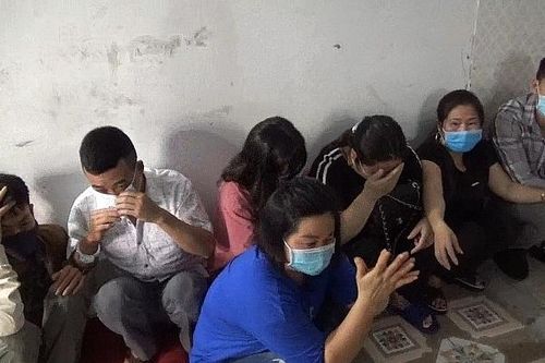 Vĩnh Phúc: Triệt phá tụ điểm đánh bạc, bắt 38 đối tượng