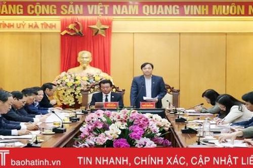 Tập trung kiện toàn ban chỉ đạo cải cách tư pháp các cấp ở Hà Tĩnh