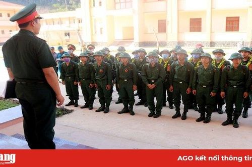 Hoàn thành công tác giao nhận quân tại Lữ đoàn 950