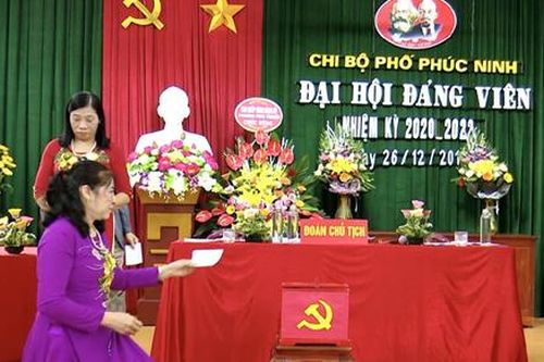 Đảng bộ phường Phúc Thành sẵn sàng cho chặng đường mới