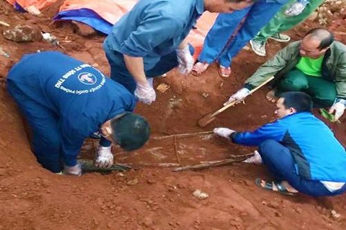 Tìm thấy 1 hài cốt liệt sỹ có danh tính ở vùng núi Quảng Trị
