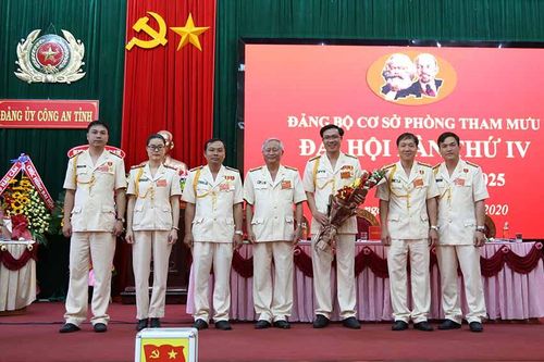 Đảng bộ cơ sở Phòng Tham mưu Công an tỉnh đại hội điểm