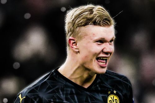 Haaland ghi bàn vượt Ronaldo, Lewandowski sau khi đến Dortmund