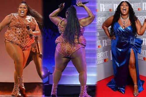 Lizzo tự tin phô diễn hình thể ngoại cỡ với bodysuit và váy cắt xẻ táo bạo