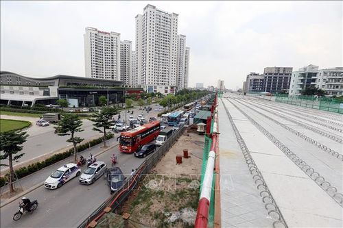 Xô lệch gối cầu đường vành đai 3 trên cao