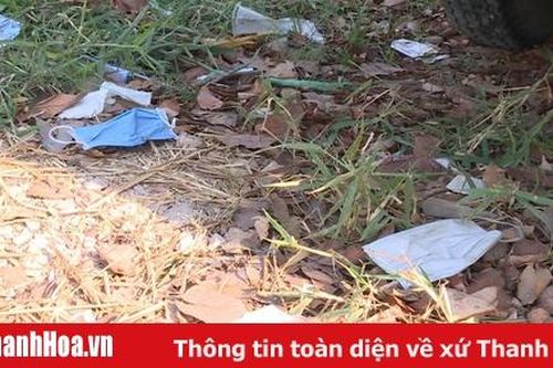 Xử lý đối với hành vi vứt, thải bỏ khẩu trang không đúng nơi quy định