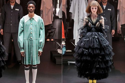 Gucci tiếp tục cho mẫu nam mặc váy, không bị chê xấu như lần trước