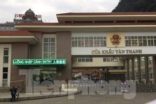 Chưa thông quan xuất hàng ở cửa khẩu Tân Thanh