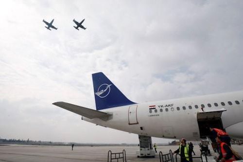 Sân bay Aleppo đón chuyến bay dân sự đầu tiên sau 8 năm
