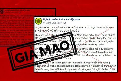 Bộ GD-ĐT lên tiếng về thông tin giả mạo kêu gọi quyên góp tiền để đưa 24 du học sinh Việt mắc kẹt ở Vũ Hán về nước