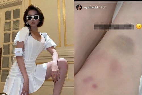 Ngọc Trinh khoe vòng eo tí hon khi diện đồ ngắn tập nhảy, nhưng sau đó nhìn lại chân mình mà tự thương