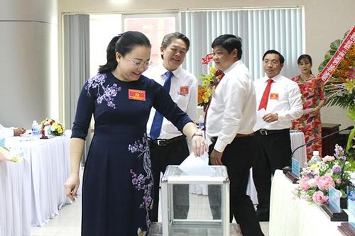 Đồng chí Võ Thị Xuân Đào tái đắc cử Bí thư Đảng ủy Sở Tư pháp