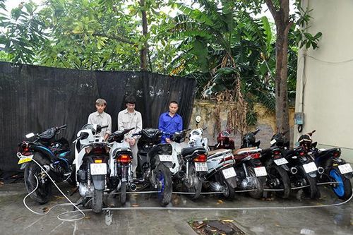 Băng trộm xe máy chuyên nghiệp sa lưới