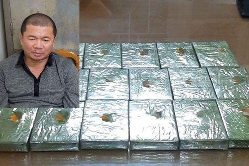 'Ôm' 17 bánh heroin lên chuyến tàu Bắc-Nam