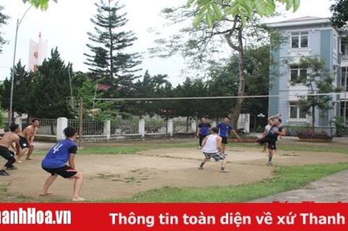 Sôi nổi phong trào thể dục thể thao ở xã Cẩm Tú