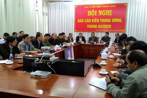 Hội nghị Báo cáo viên Trung ương tháng 02/2020