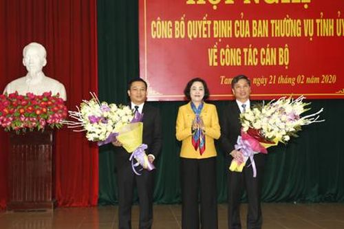 Công bố Quyết định của Ban Thường vụ Tỉnh ủy về công tác cán bộ tại thành phố Tam Điệp