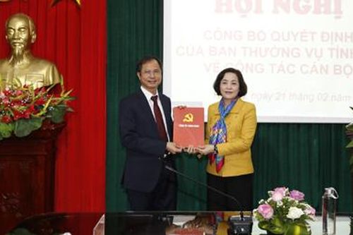Công bố Quyết định của Ban Thường vụ Tỉnh ủy về công tác cán bộ tại huyện Hoa Lư