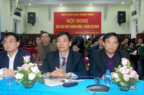 Hội nghị trực tuyến báo cáo viên Trung ương, tháng 2-2020