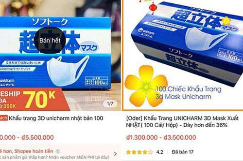Hơn 30.000 gian hàng điện tử bị đóng cửa vì 'thổi giá' khẩu trang, nước rửa tay