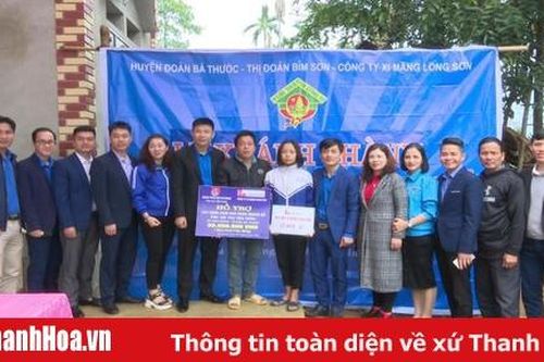 Khánh thành ngôi nhà 'Khăn quàng đỏ' cho học sinh có hoàn cảnh khó khăn tại huyện Bá Thước