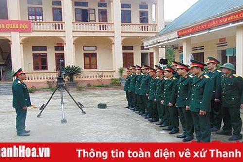 Ban Chỉ huy Quân sự huyện Nga Sơn dẫn đầu phong trào thi đua quyết thắng