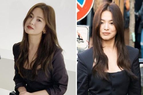 Song Hye Kyo tô son đậm, ngồi hàng ghế đầu dự show thời trang ở Italy