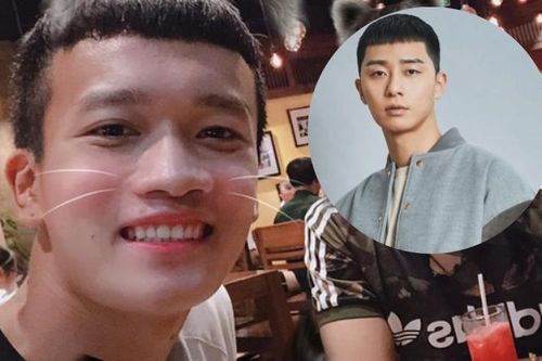 Hoàng Đức khoe ảnh thời 'trẻ trâu' để tóc giống Park Seo Joon trong 'Itaewoon Class'