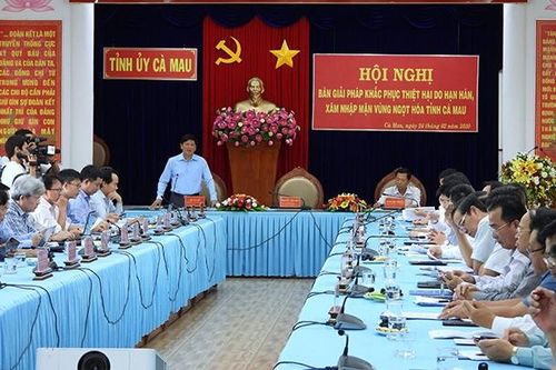 Cùng tìm giải pháp chung tay 'chống hạn' cho Cà Mau