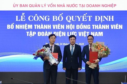 Công bố các quyết định bổ nhiệm Thành viên Hội đồng thành viên EVN