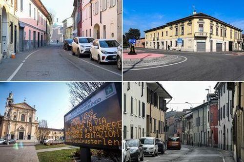 Đường phố vắng tanh tại các thị trấn Italia bị phong tỏa do Covid-19