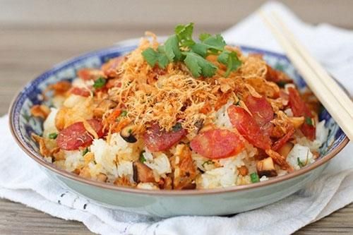 'Bỏ túi' 3 bước xong ngay xôi mặn cho bữa sáng