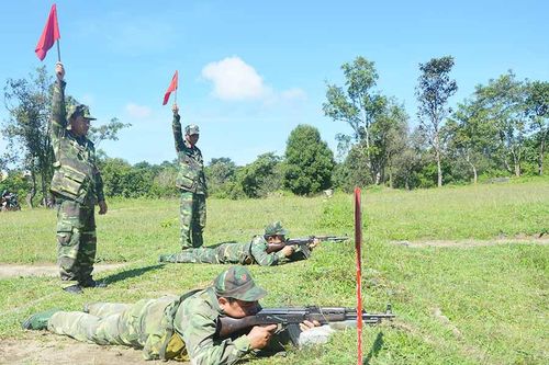 Đak Đoa: Chú trọng nhiệm vụ quốc phòng, quân sự địa phương