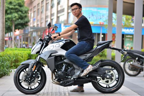 Cận cảnh CFMoto 400NK - nakedbike 400 cc giá 132 triệu