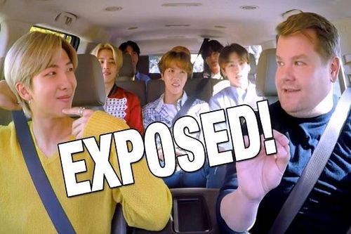 RM BTS 'lật tẩy' James Corden lúc quay Karaoke Carpool