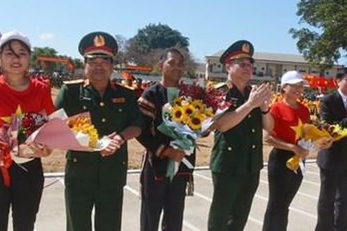 Thượng tướng Nguyễn Trọng Nghĩa dự Lễ ra quân huấn luyện và phát động thi đua cao điểm 'Đoàn kết, lập công Quyết thắng'