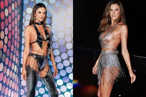 Siêu mẫu nội y Victoria's Secret mặc bra dự lễ hội carnival