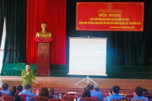 Tập huấn nâng cao năng lực của Kiểm sát viên trong một số hoạt động điều tra