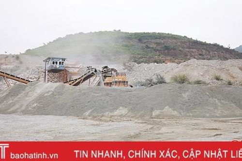 Hà Tĩnh: Đầu ra gặp khó, doanh nghiệp khai thác đá nợ thuế cả trăm tỷ đồng