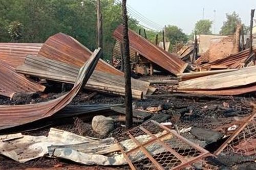 Cháy xưởng gỗ, một người tử vong