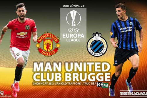 Soi kèo nhà cái MU vs Club Brugge. Trực tiếp K+, K+PM. Trực tiếp cúp C2