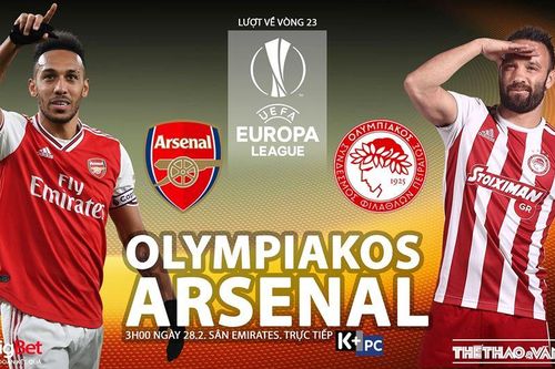 Soi kèo nhà cái Arsenal vs Olympiacos. Trực tiếp K+, K+PC. Trực tiếp Cúp C2