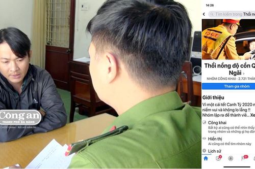 Xử lý nhóm facebook báo chốt đo nồng độ cồn