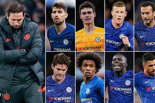 Lampard mạnh tay thanh trừng, 8 'ông sao' Chelsea ra đường