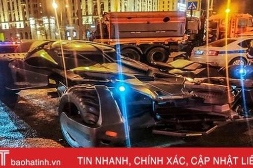 Cảnh sát Nga tạm giữ bản độ siêu xe Người Dơi Batmobile
