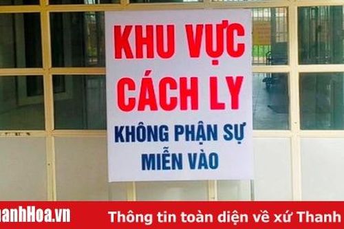 Cách ly một nữ bệnh nhân ở huyện Quảng Xương trở về từ Hàn Quốc
