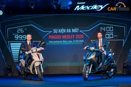 Xe Piaggio Medley 2020 chốt giá tại thị trường Việt Nam, thêm công nghệ, tăng giá bán