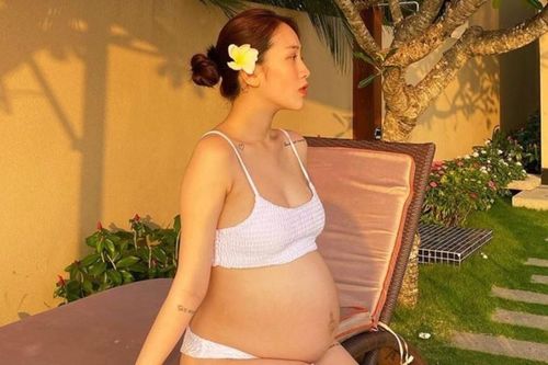 Diệp Lâm Anh, Joyce Pham khoe vóc dáng khi mang bầu